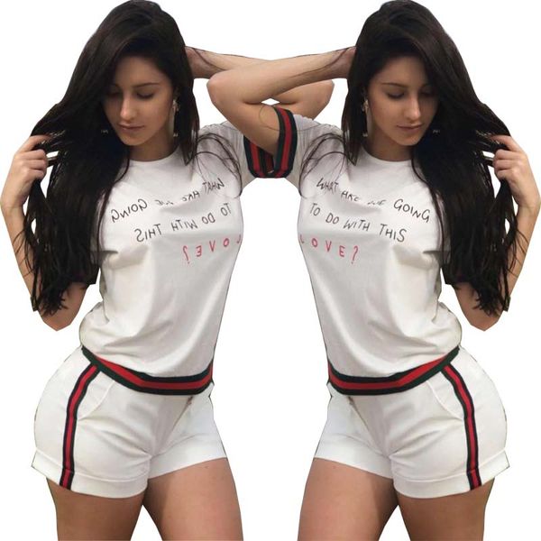 

2 piece set women crop and biker shorts sweat suits club outfits two piece casual tracksuit matching sets gg2, Gray