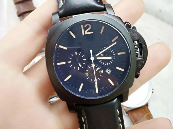 

genuine black leather watch mens wristwatches fashion mechanical mens watches automatic movement watch sports self-wind watches, Slivery;brown