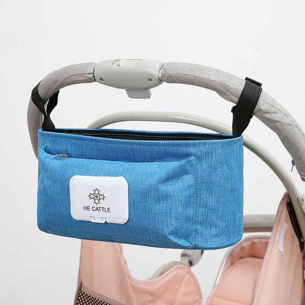 

new baby stroller pouch hanging bag diaper organizer bag large capacity storage