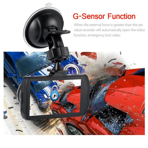 

3.0 inch lcd screen full hd 1080p built-in g-sensor night vision car dvr motion detection vehicle recorder blackbox dvr