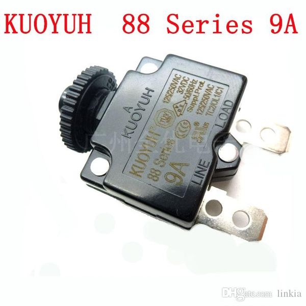 taiwan kuoyuh overcurrent protector overload switch 88 series 9a