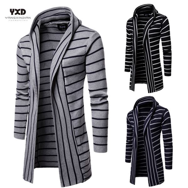 

беплана доавка мђжкой одежд полоа Ѭоенн длинн каѬдиган mans ка, White;black