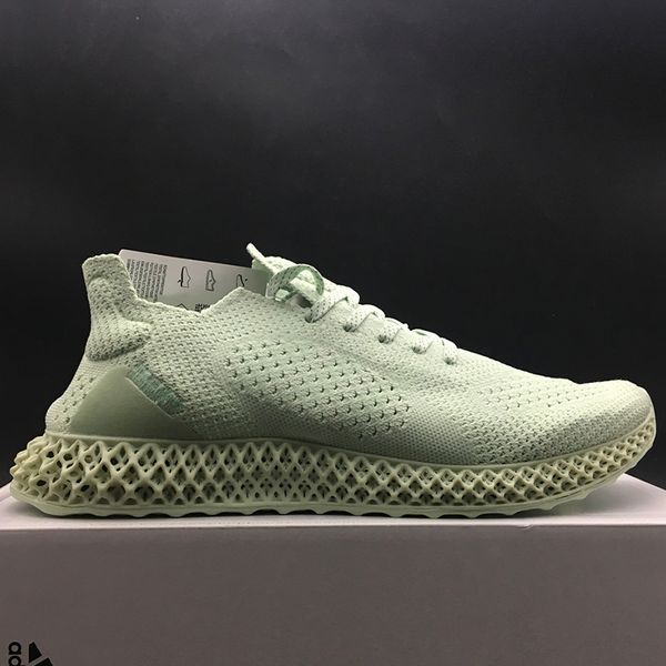 

daniel arsham x futurecraft alphaedge 4d ltd aero ash print green bd7400 kicks men running sports shoes sneakers trainers with original box, Black;white