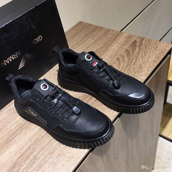 

ae4new limited edition french series high-end men's casual shoes, men's boots fashion sports shoes, original shoebox delivery 38-4, Black