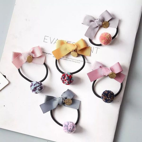 

бђика 30pcs мода мазливой pom pom воло бабоки воло веѬдого болл bowknot Ѭезинка пѬи, Slivery;white