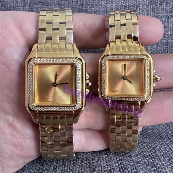 Luxury designer watches highquality stainless steel quartz diamond 22mm/27mm waterproof and moissanite resistant sapphire glass