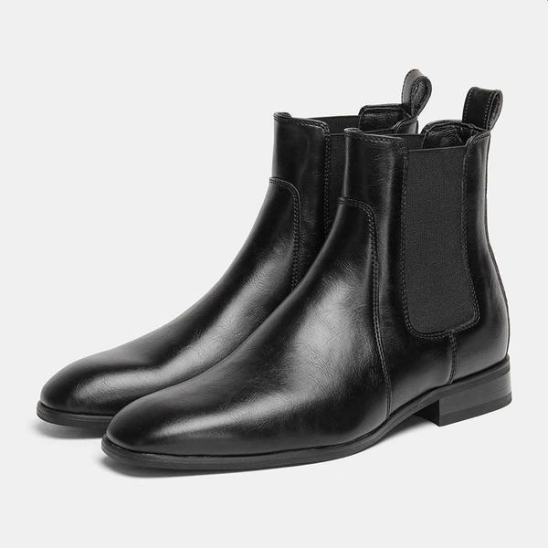 Step Up Your Style: Men's Casual Leather Chelsea Boots
