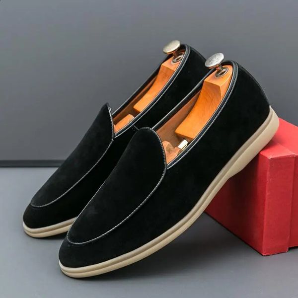 Step Up Your Style: Men's Casual Suede Slip-On Loafers