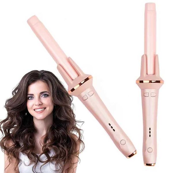 Rotating Auto Negative Ion Ceramic Hair Curler Fast Heating Magic Curling Iron Hair Care Styling Tool D260902