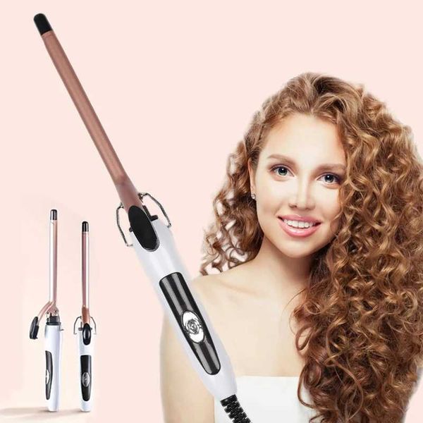 Standard European Ultra-Fine Wool Curling Iron - Curling Styling Tool for Dry and Wet Hair Portable D260902