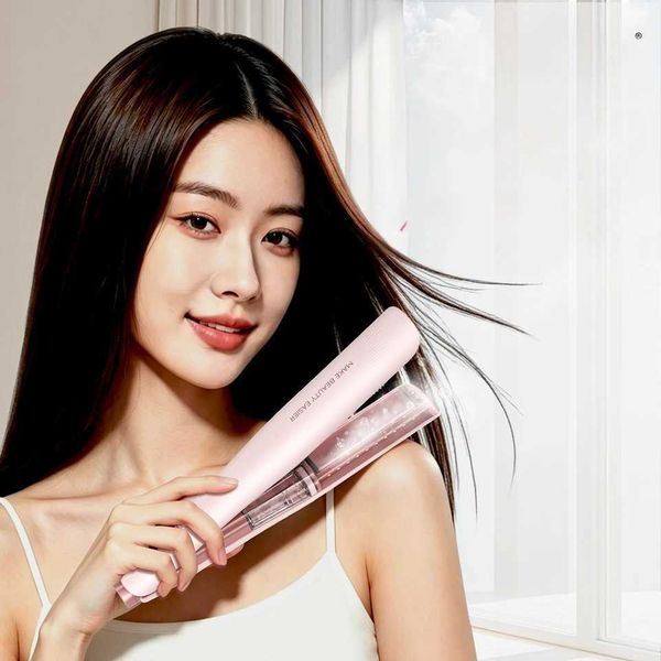 Hair Women's Straightening Iron with Cold Mist Hydrating Feature for Salon-Quality Straightening And Hair Protection D260902