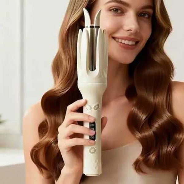 Automatic 28mm Hair Curler Negative Ions Electric Ceramic Curling Hair Stick Rotating Curl Waves Anti-Tangle Curling Iron S D260902