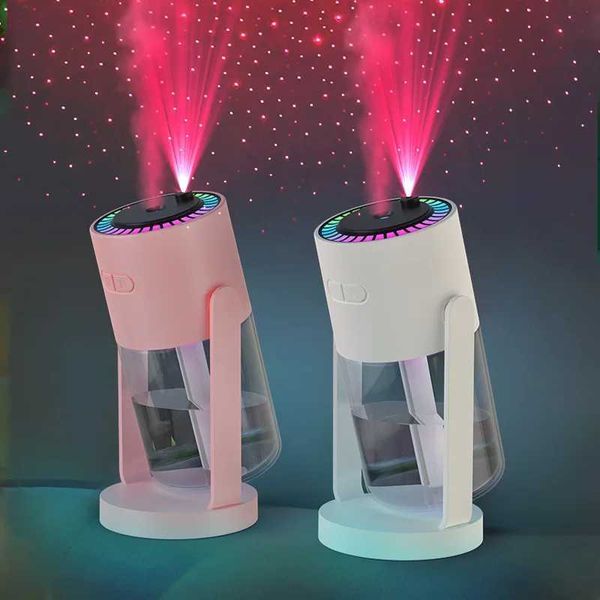 Humidifier Air Portable Humidifier with Rotating Mist Starry Light USB Car Humidifier Smart Humidifier for Home Office Travel D260902