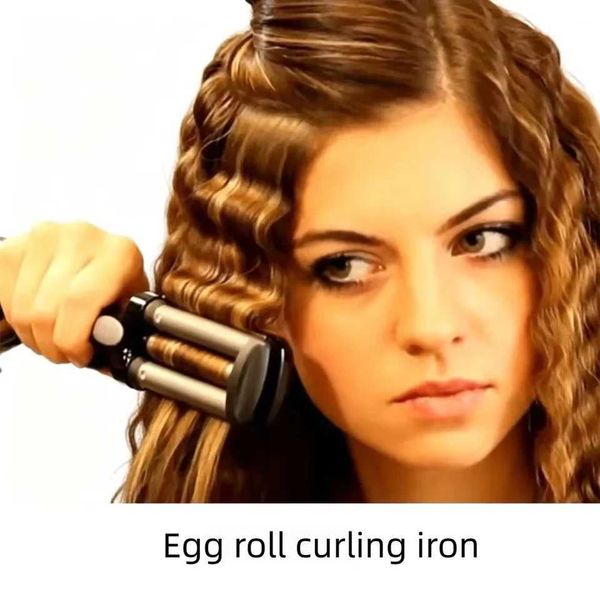 Anti-Scald Women's Corrugated Hair Crimper Beach Wave Iron Water Ripple Hair Plank Curler Modeler for Styling D260902