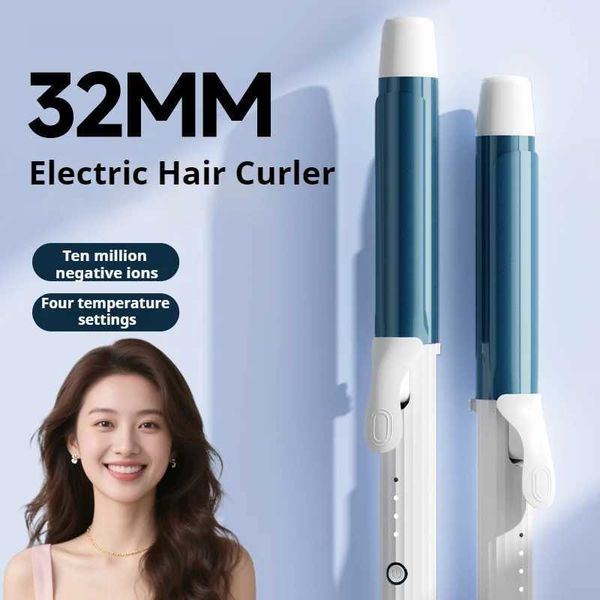 28MM 32MM Curling Iron Voluminous Curls Hair S Fast Heating 4 Heat Settings Dual Hair Care Low Power Safe Styling Tool D260902