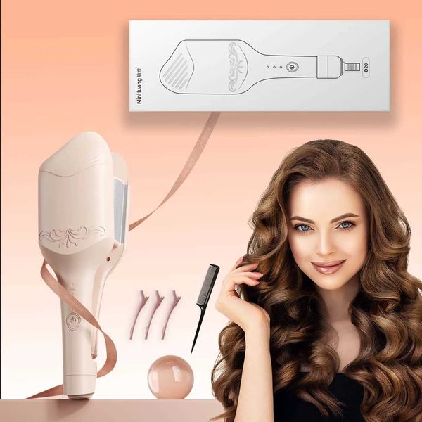 Big 36mm Wave Curling Iron Tens of Millions Negative Ions 3 Temperature Settings Fast Heating D260902
