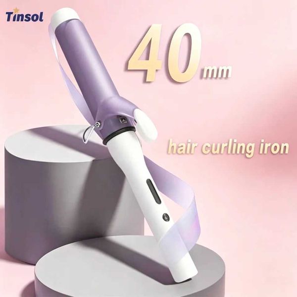 40MM TINSOL Professional Ceramic Large Wave Curling Iron Electric Curling Iron Hair Styling Tool Salon Styling Tool D260902