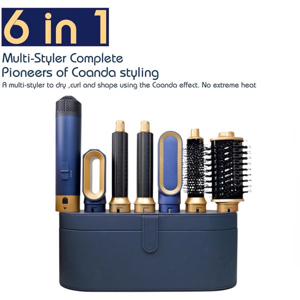 In 6 1 Multi S New Design Hair Dryer For With Curling Barrel Hot Air Brush Styling Tool MultiS D260902