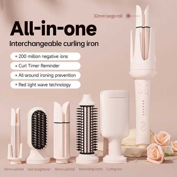 Curling Auto Iron Professional 3 Speed Rotary Hair Curler Ceramic Heated Styling Wand with Negative Ion Hair Care Styling Tools D260902