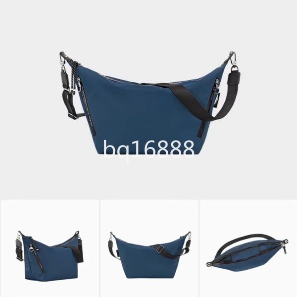 Designer Luggage Travel Bag Eco-Friendly Thickened Nylon Underarm Bag for Women, Large Capacity Crossbody Bag, Recycled Material Shoulder Bag 344-F