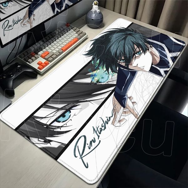 Anime Blue Lock Large Mouse Pad Non-Slip Gaming XXL Office Gamer Keyboard Extend Desk Mat Rin Itoshi Laptop Rubber Soft Mousepad 26Y0904