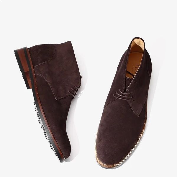 Men's Classic Suede Leather Chukka Boots