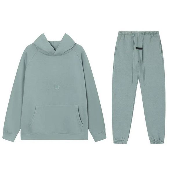Essential Hoodie Men's Sportswear Designer Esentialss Suits Letter Print Hooded Sweatshirt Long Pants Suits Women's Sporty Wool Sweater Sportswear D5a