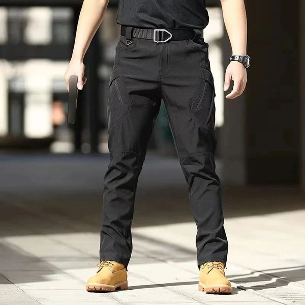 Autumn Tactical Pants Men Casual Work Cargo Trousers Waterproof Multipocket WearResistant Outdoor Training Camouflage 260905