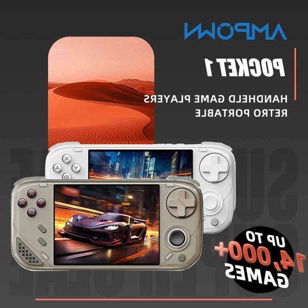 MINILOONG POCKET 1 Handheld Game Console 4" I LOONG OS Modular Open Source Retro Gaming Upgrades New D260907