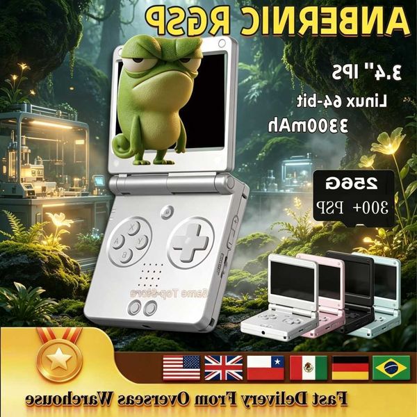 ANBERNIC RG SP Video Gaming Console Retro Handheld Game 3.4 Inch I Linux RGSP WiFi P Portable Player D260907