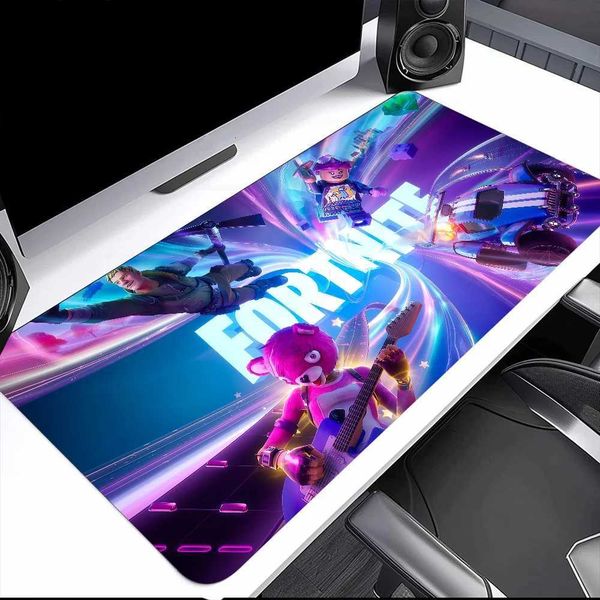 Game F-Fortnite Survival Battle Mouse Pad Large Desk Mat Keyboard Ergonomic Office Rubber PC Non-slip Anti-fray Home Custom Q260905