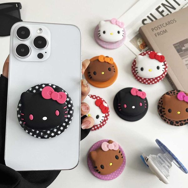 For Mti-Style Cute Video Bracket Silicone For Magnetic holder Pattern Universal Mobile Holder Stand Girl Gift J260907