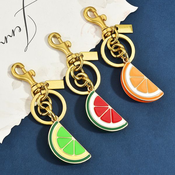 Directly sold by the manufacturer, popular cross-border accessory: creative design of simulated fruit keychain, versatile bag pendant and decoration
