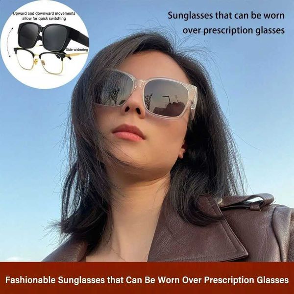 Can for Driving Riding That Be Worn over Other Glasses Fit Over Glasses Sunglasses Wrap Around Square Shades Polarized N260903