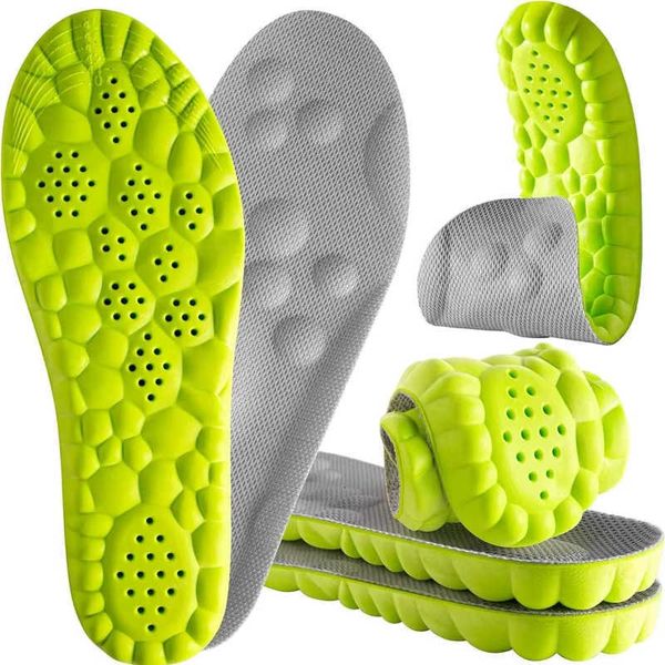 Unisex massage insole 4D Foot Shock-Absorbing Sports Insoles Breathable and Comfortable Running Insoles 1Pair/2Pair D260908