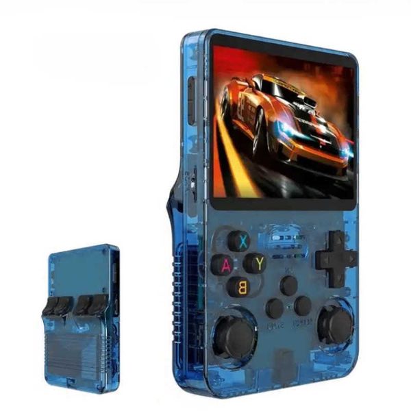 Video Retro Handheld Game Console 3.5 Inch Screen Portable Pocket Player for Kids with Original LINUX Arkos SystemT260908
