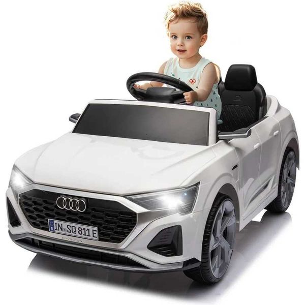 12V Licensed Audi SQ8 Ride on Car - Toys with Remote ControlDual Drive Soft Start 3 Speed Music LED Light Battery Power Q260907