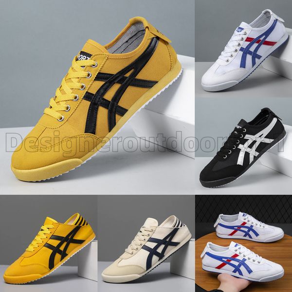 Unisex Retro Lace Up Canvas mexico 66 Designer Style Casual Sports Sneakers Lightweight Breathable Wear Resistant Outdoor Walking Footwear 71