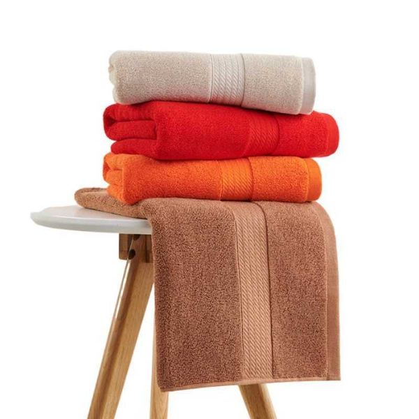 50x100cm Cotton Beach Towels 1/2pcs Set Luxury Absorbent Bath for Adults Thick Home Hotel Bathroom Gift L260907
