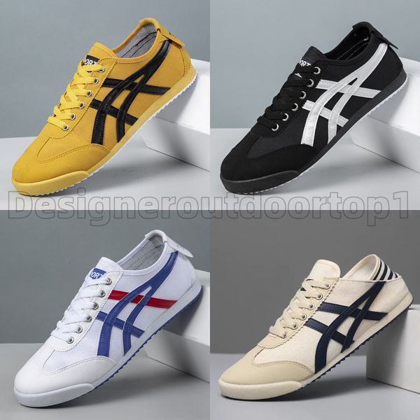 Unisex Retro Canvas Lace Up mexico 66 Designer Style Casual Sports Sneakers Lightweight Breathable Wear Resistant Daily Outdoor Walking Footwear 34