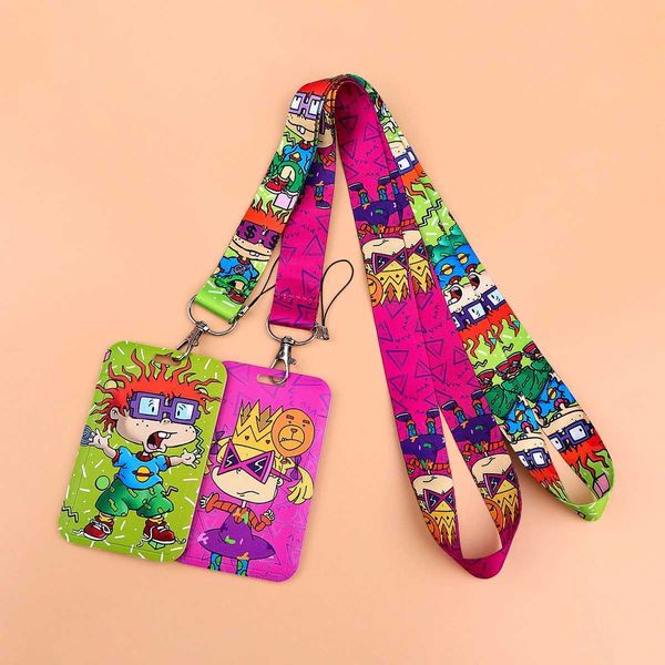 Animated Comedy Lanyard for Key Neck Strap ID Card Cell Phone Strap Badge Holder Hang Rope Keyain cessories Gifts C260907