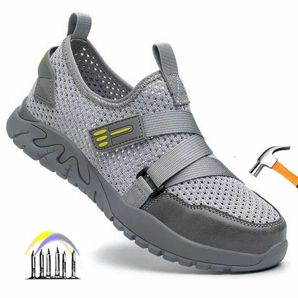 Summer Breathable safety shoes anti-puncture work sneakers plastic toe 6kv insulated electrician shoe S260912FJF3