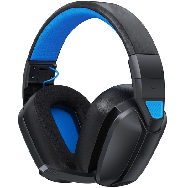 VK80 Over-Ear Wireless Gaming Headset, Bluetooth 6.0 + 2.4G Tri-Mode, 50mm Driver, ≤20ms Ultra-Low Latency, 100H Playtime, Foldable with Mic for PC PS4 PS5 Xbox Phone