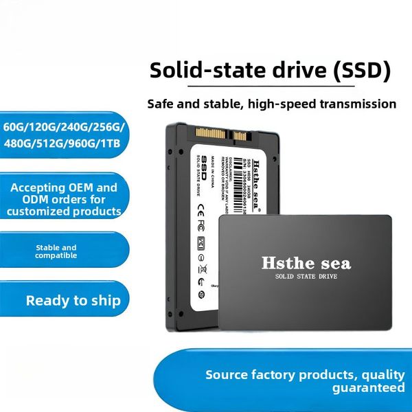 Wholesale Brand New SSD Solid State Drive 512G Laptops, 256G For Desktop Computers 2.5Inch Sata3ssd128g