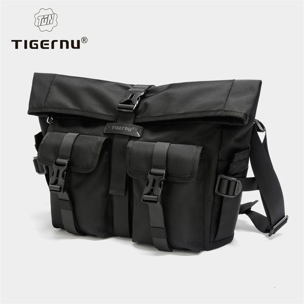 Tigernu Fashion Messenger Bags Male Shoulder 13.3inch Laptop Bag Outdoor Crossbody For Men Cycling Boys 260907CJ