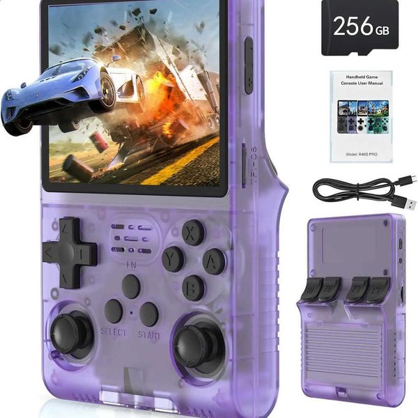 Console Retro Game 0s pro 3.5'' IPS Sn Arkos Auex Linux System 256GB Portable Video Handheld Game Console J260915