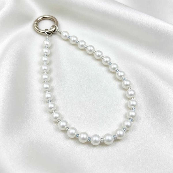 Chain Phone Fashion Dazzling Mobile Aurora Beaded Phone Lanyard Wrist Strap for Women Metal Clasp Chs Phone Case JewelryW260917