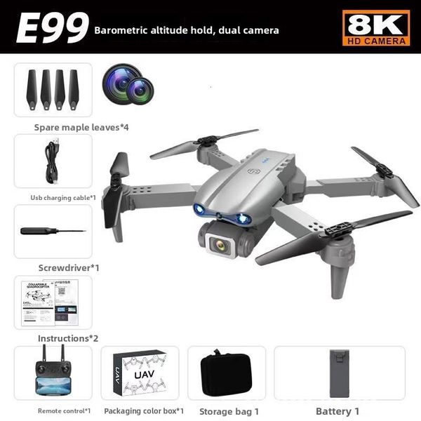E99 Drone, Foldable High-Definition Aerial Photography Quadcopter, Altitude-Holding Remote Control Aircraft , Kuhangxin 1626-920-1739