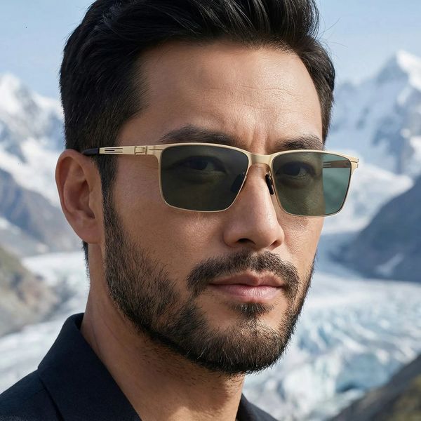 2026 ashion Square rame Nylon Polarized Sunglasses Versatile And Simple Sun outdoor Protection Eyewear or Men Pul ku fan07