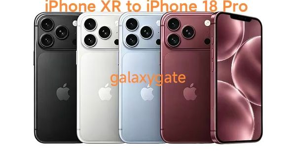 Apple Original iphone XR in iphone 18 pro style 4G LTE phone unlocked coming with 18 pro box sealed 3GB RAM 256GB ROM
